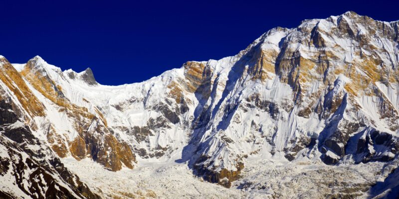 view of Annapurna I, Himalaya, Nepal